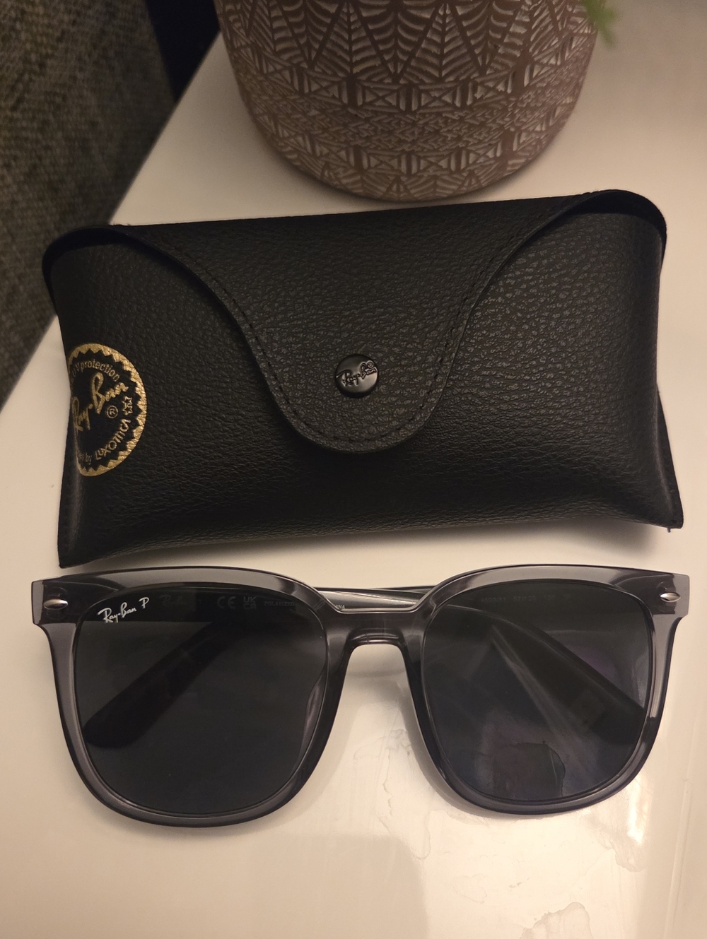 Ray-Ban Sunglasses in Smoke with Dark Lenses